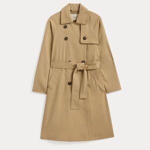 Everlane Navy Trench Coat